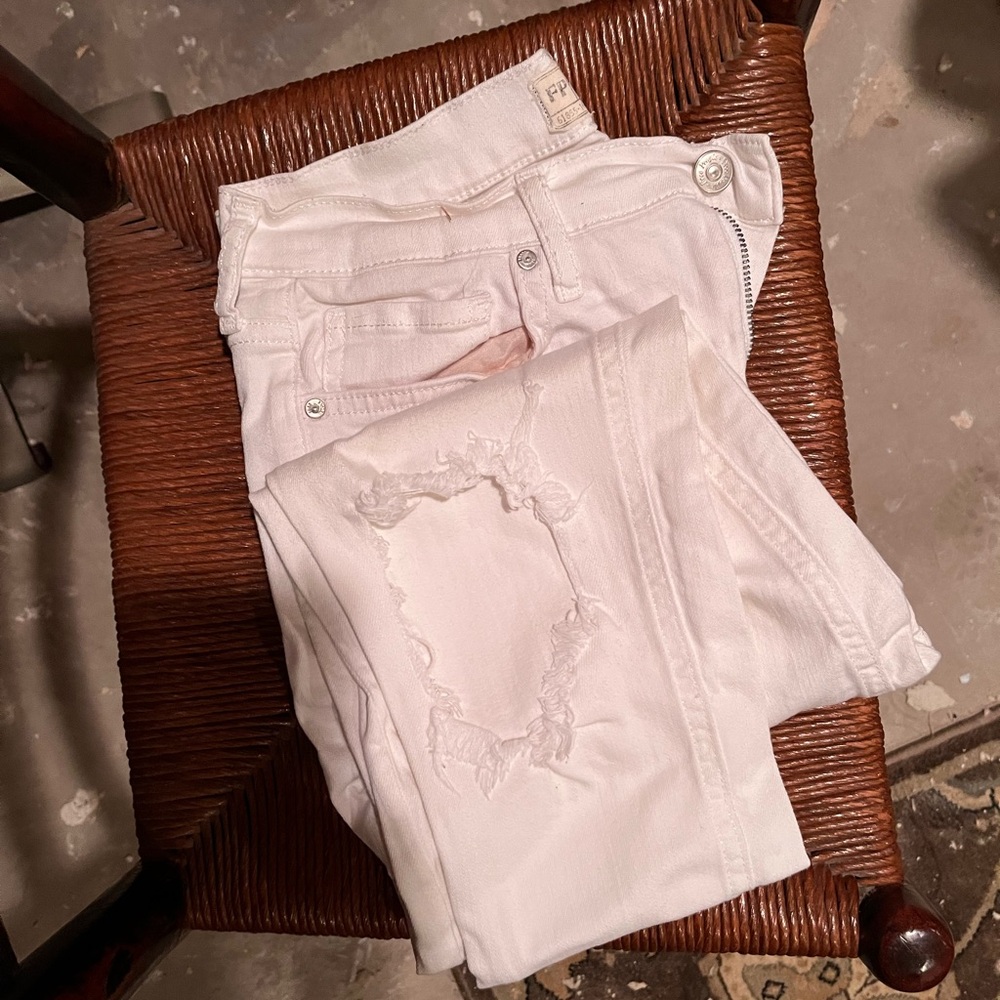 Free People distressed denim